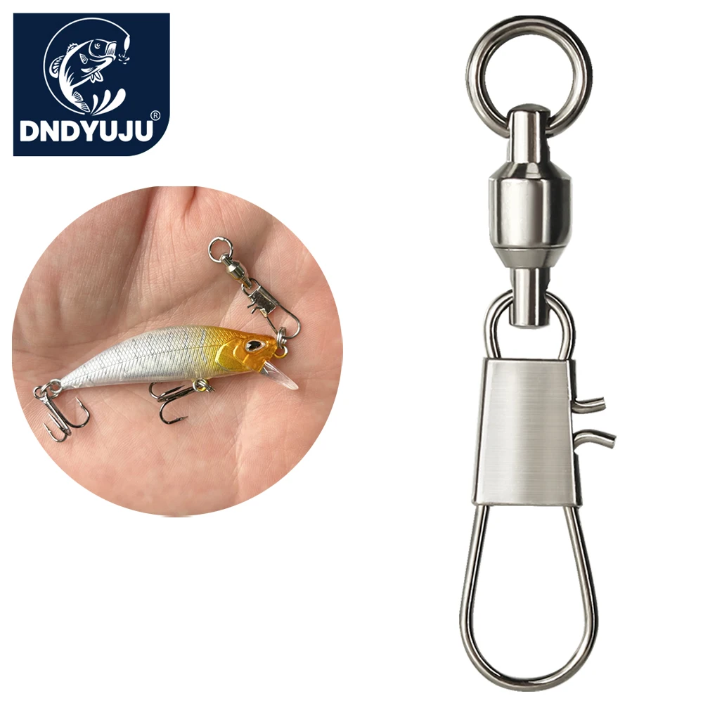 Fishing Equipment Cheap - DNDYUJU 50 Stück Angelwirbel mit Kugellager,