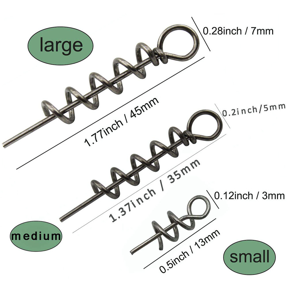 30 stücke Edelstahl Frühling L – Fishing Equipment Cheap Bewertung und Preis